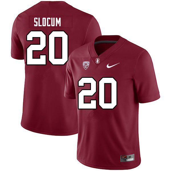 Men #20 Jaden Slocum Stanford Cardinal College Football Jerseys Sale-Cardinal - Click Image to Close